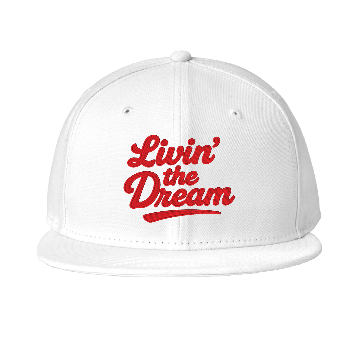 LifestyleCodez - Livin' The Dream - White Snapback