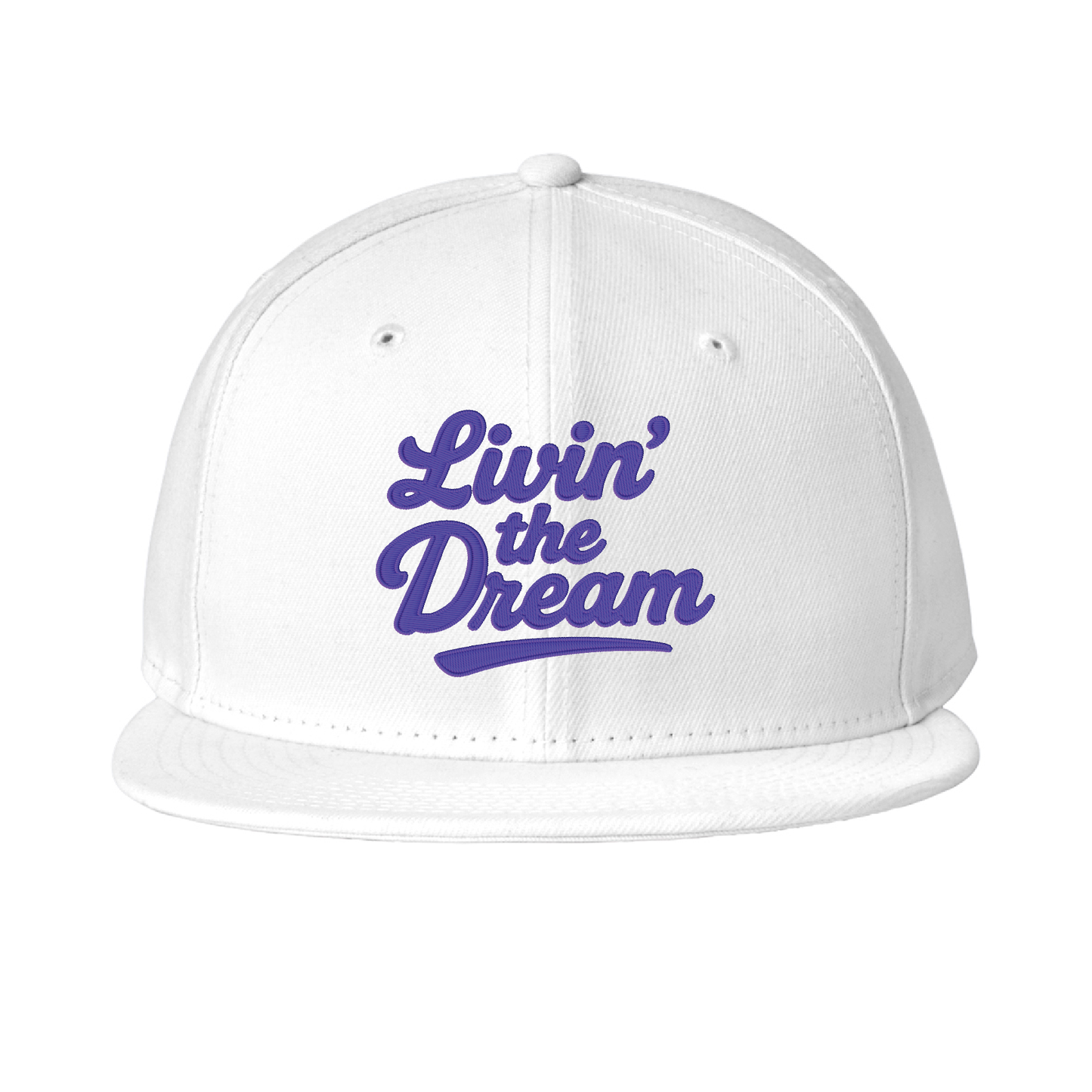 LifestyleCodez - Livin' The Dream - White Snapback