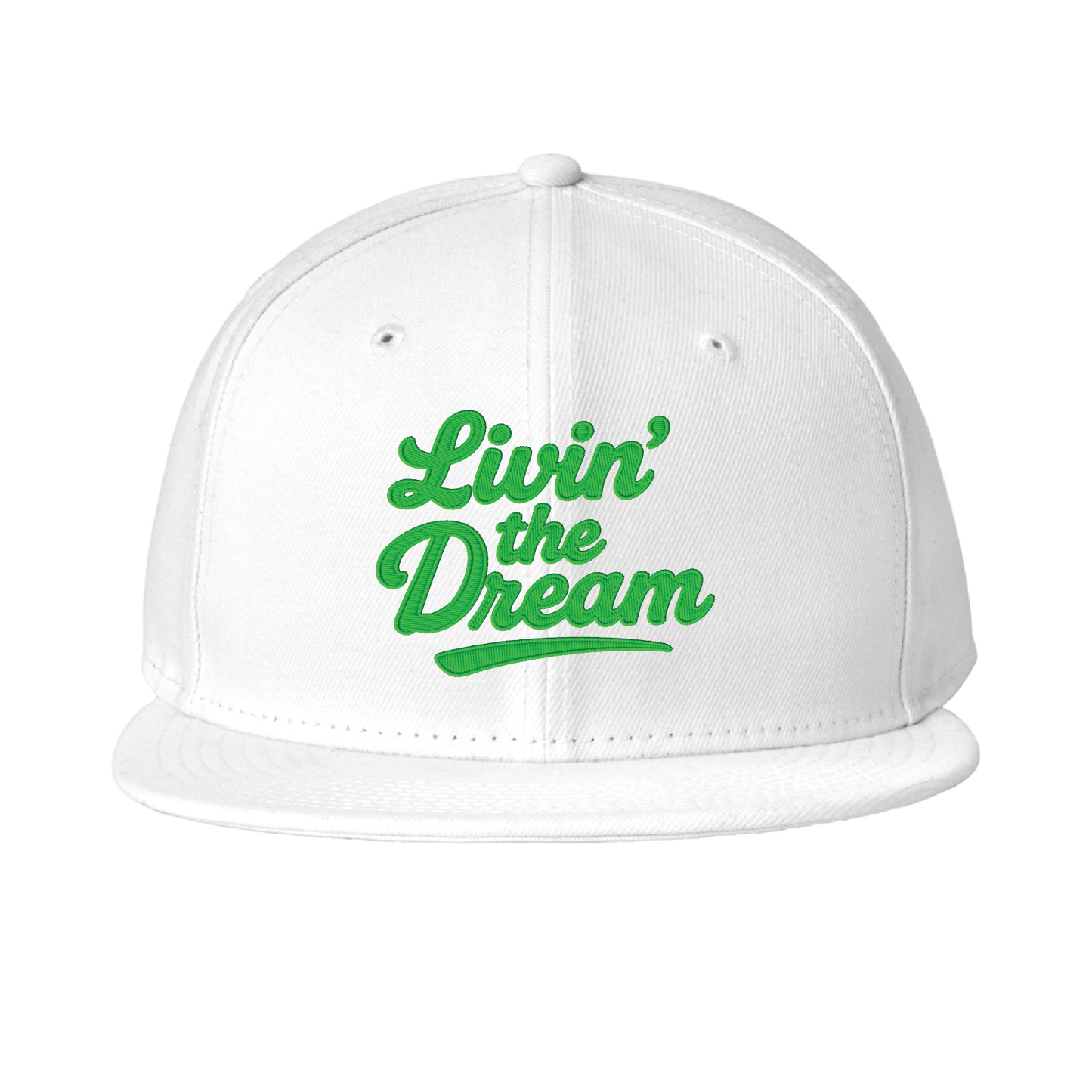 LifestyleCodez - Livin' The Dream - White Snapback