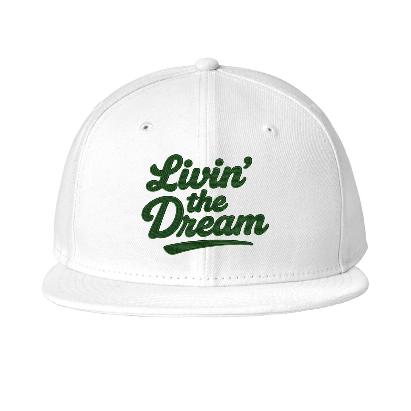 LifestyleCodez - Livin' The Dream - White Snapback