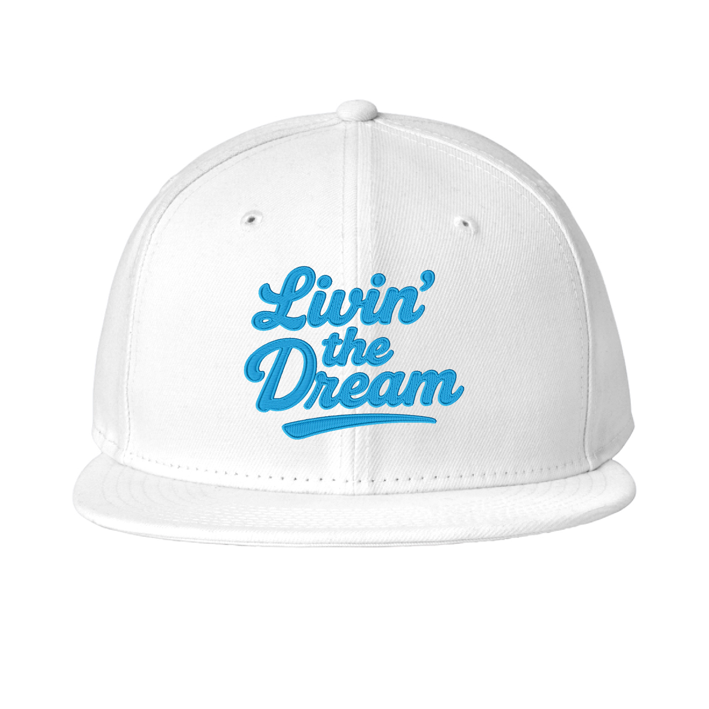 LifestyleCodez - Livin' The Dream - White Snapback