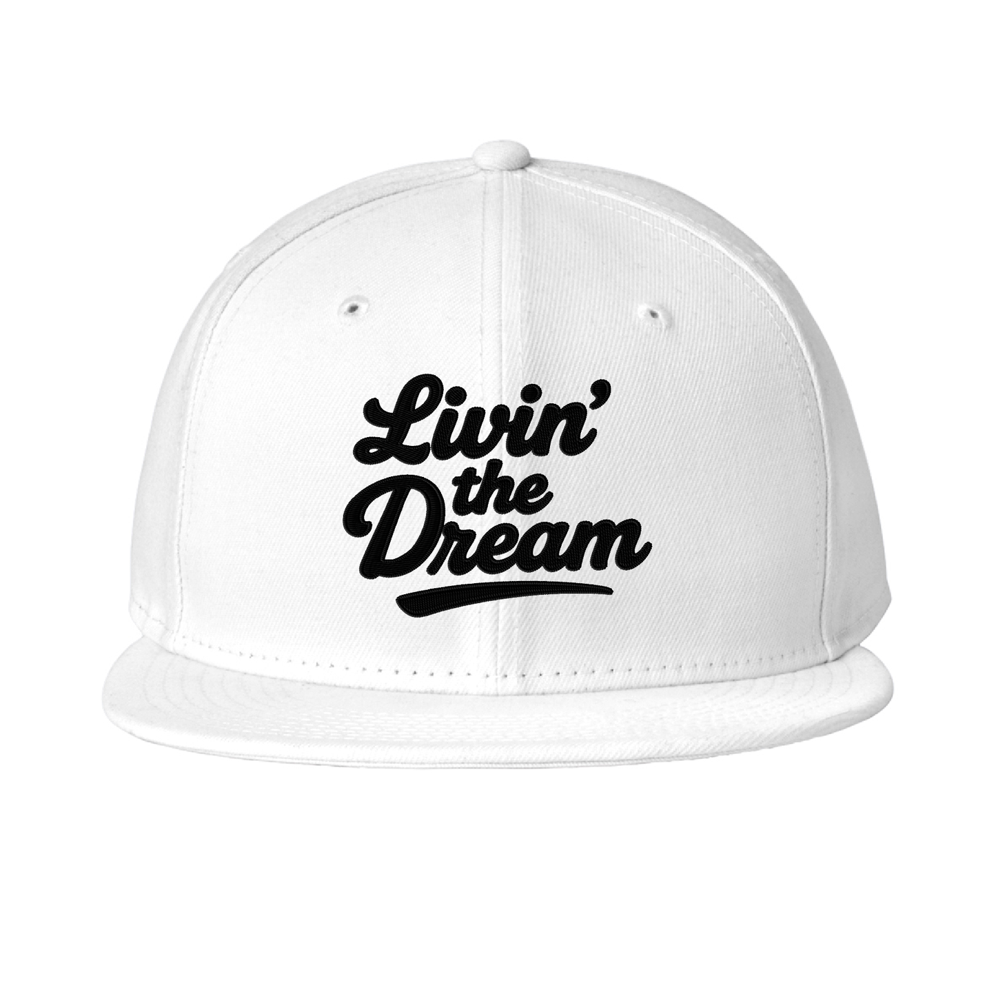 LifestyleCodez - Livin' The Dream - White Snapback