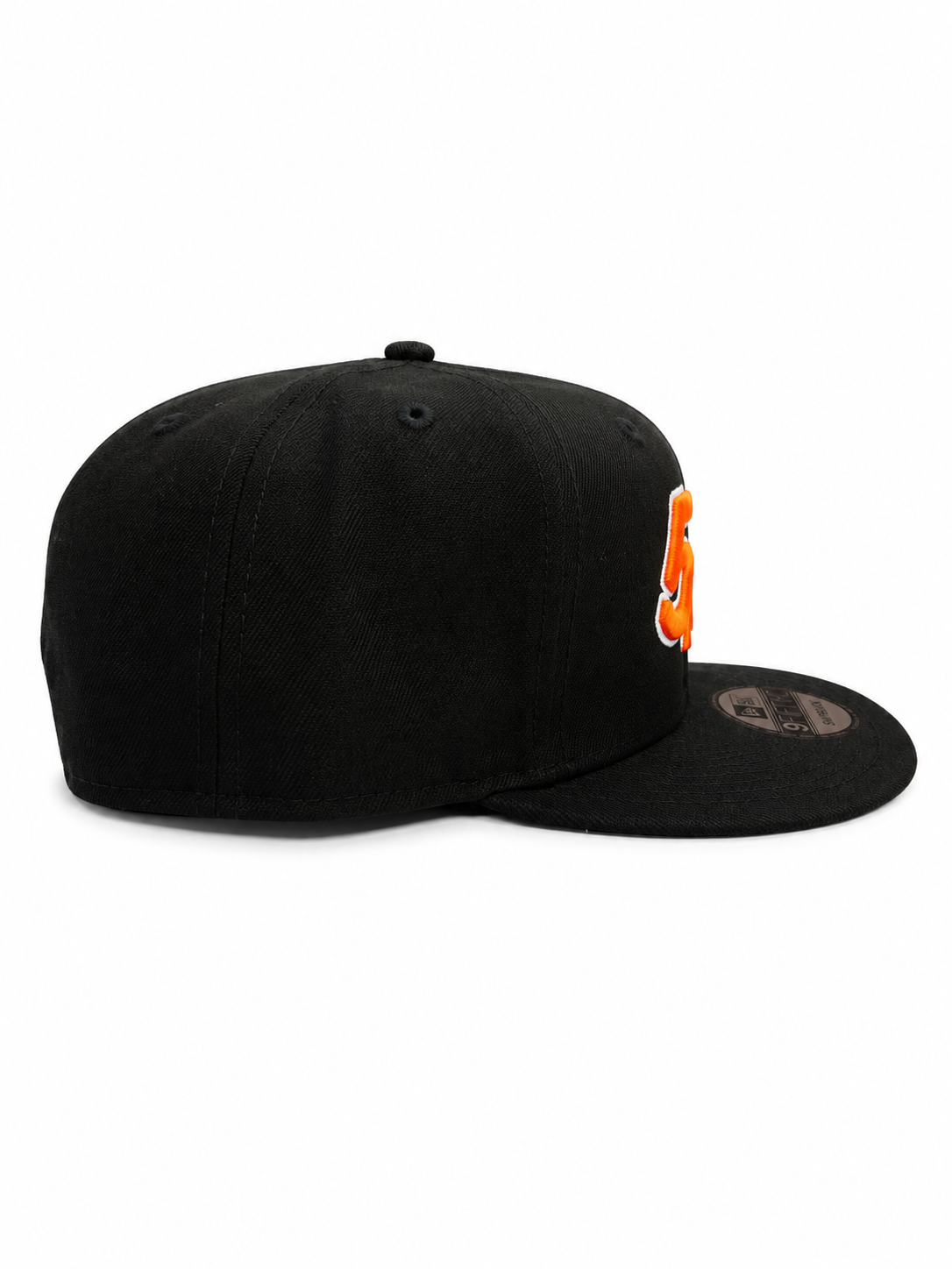 Orange & White Flat Bill Snapback
