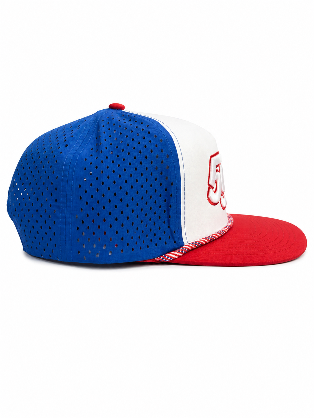 Red White & Blue Rope Hat