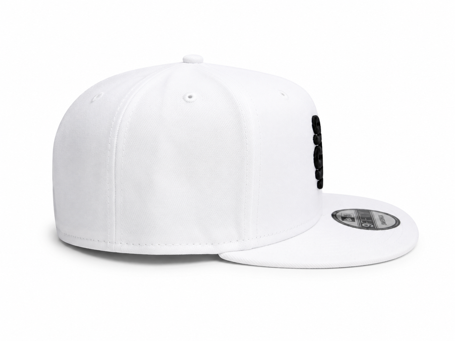 - Livin' The Dream - White Flat Bill Snapback