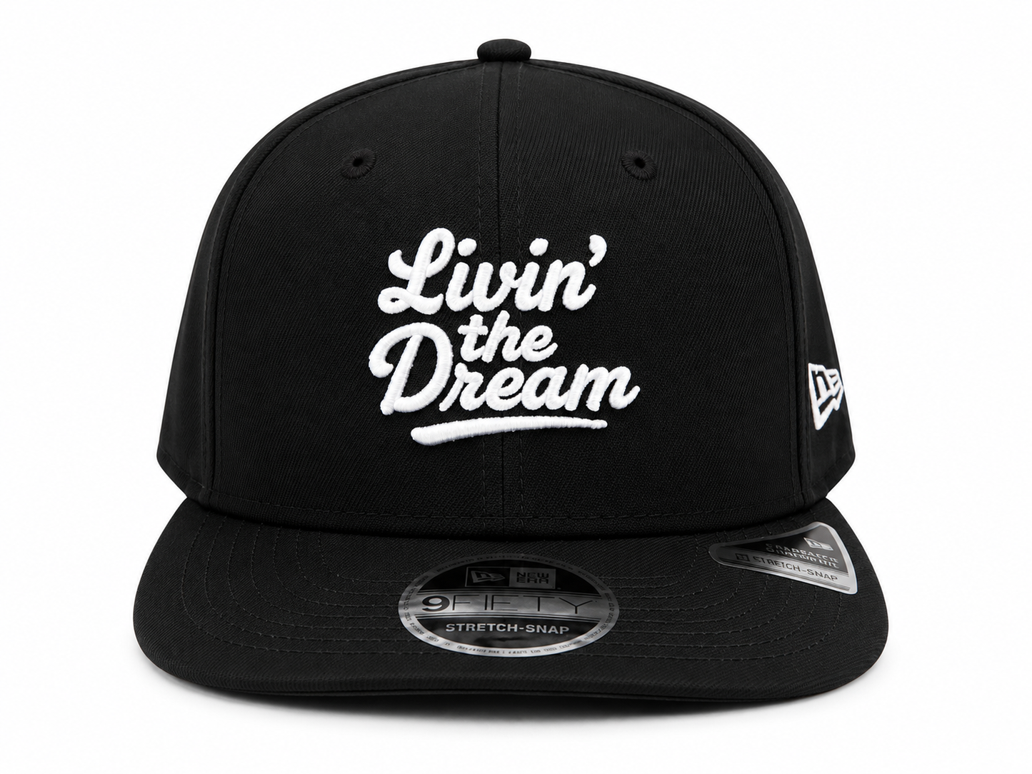 - Livin’ The Dream - Black Perforated Snapback