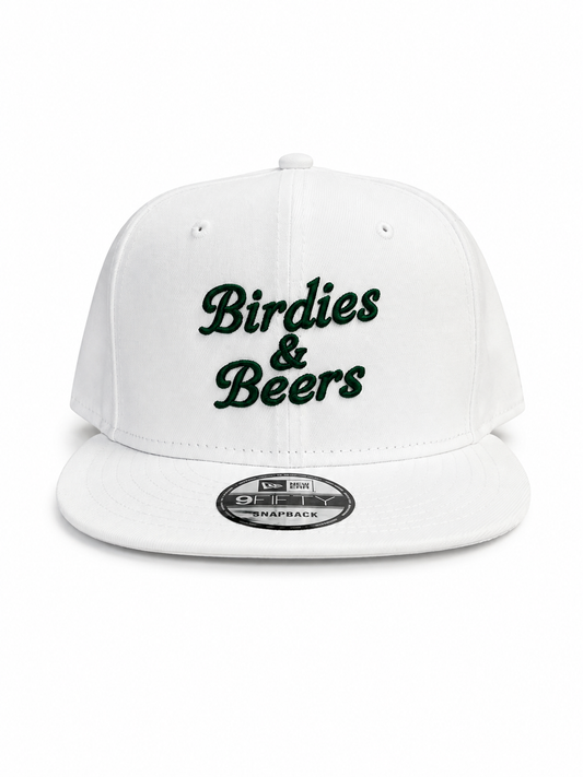 GolfCodez - Birdies & Beers - Flat Bill Snapback