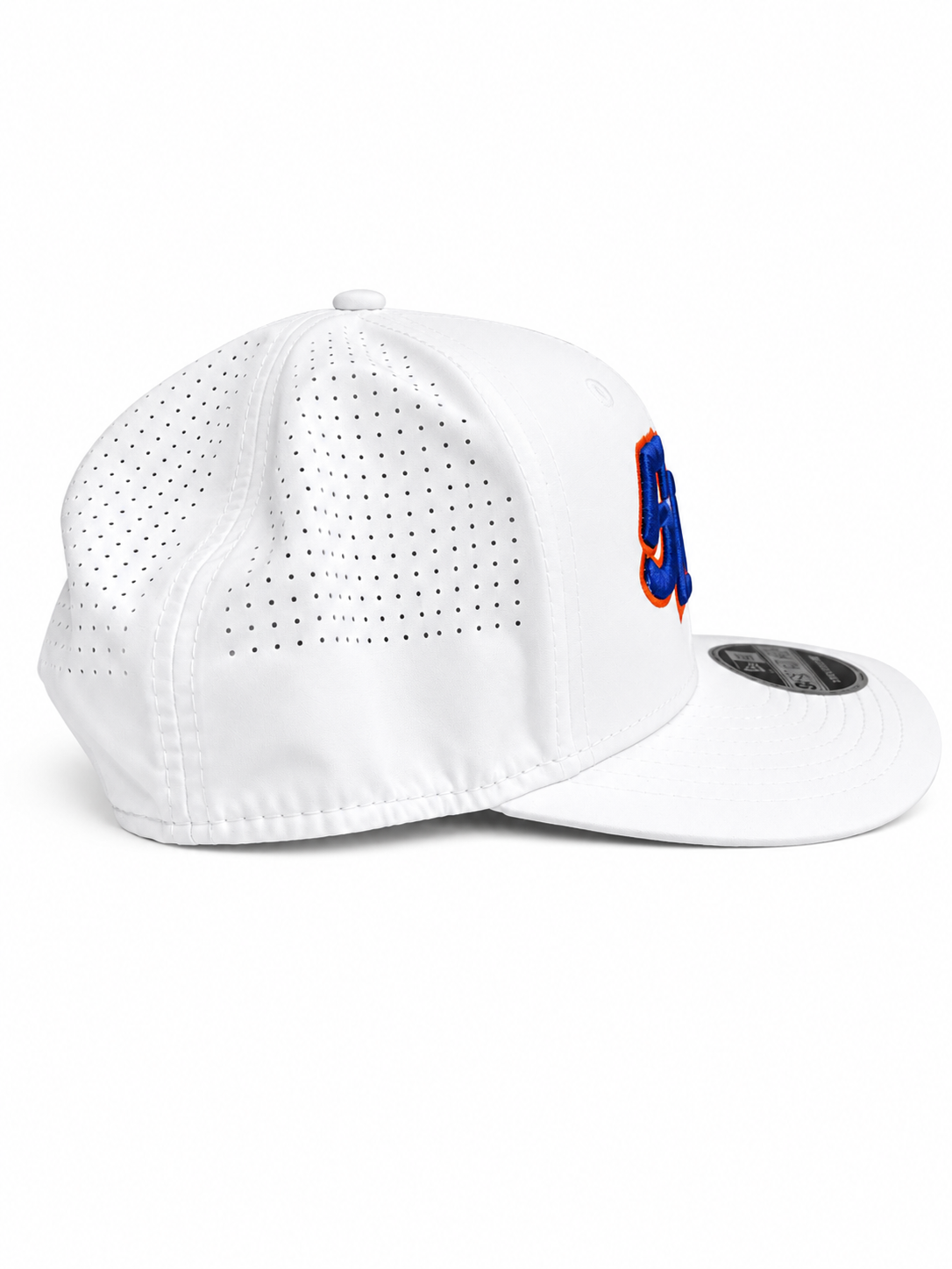 Blue & Orange Perforated SnapBack