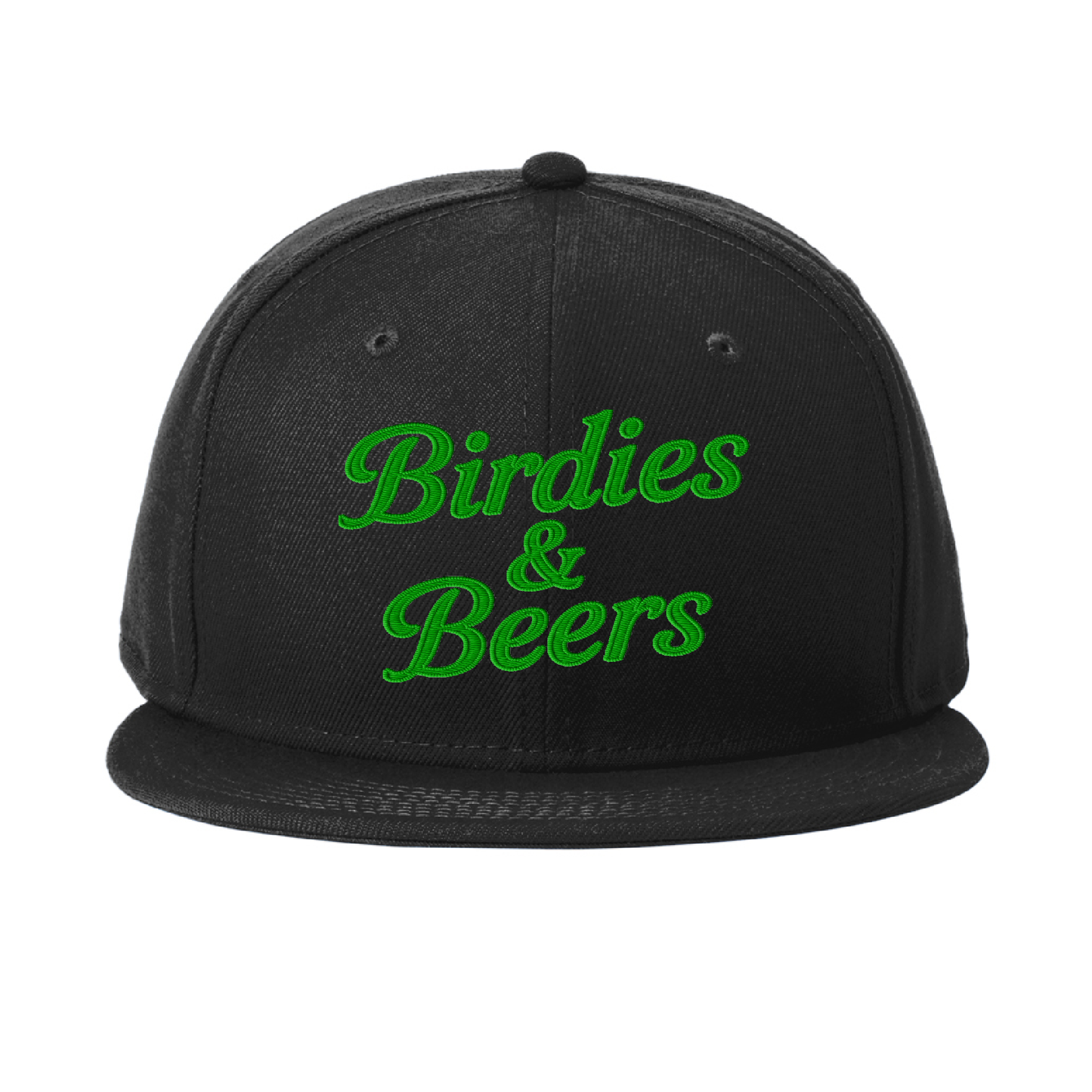 GolfCodez - Birdies & Beers - Flat Bill Snapback