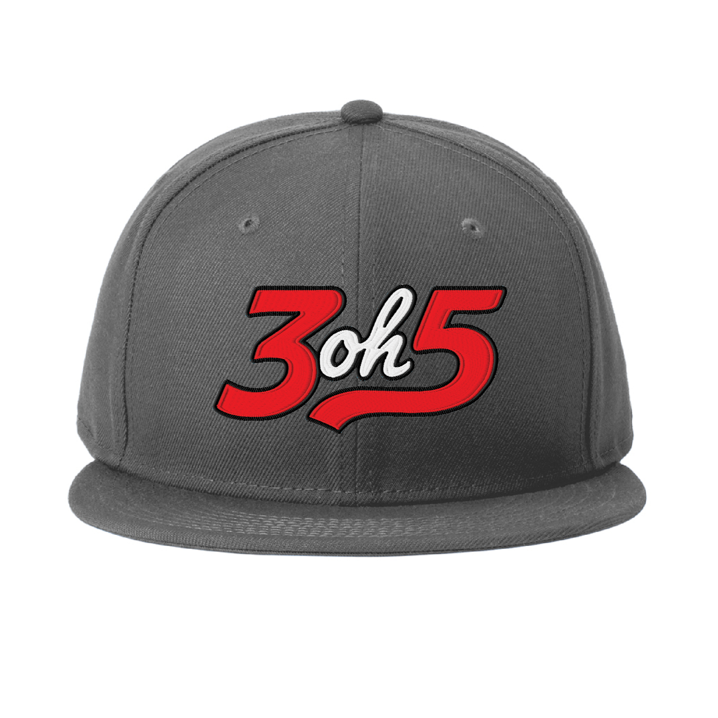 3oh5 Black and Red Snapback
