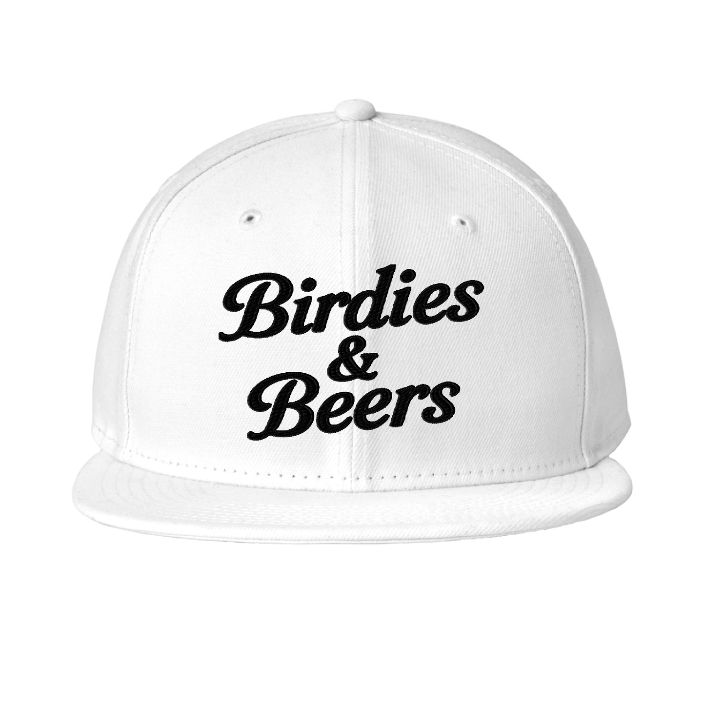 GolfCodez - Birdies & Beers - Flat Bill Snapback