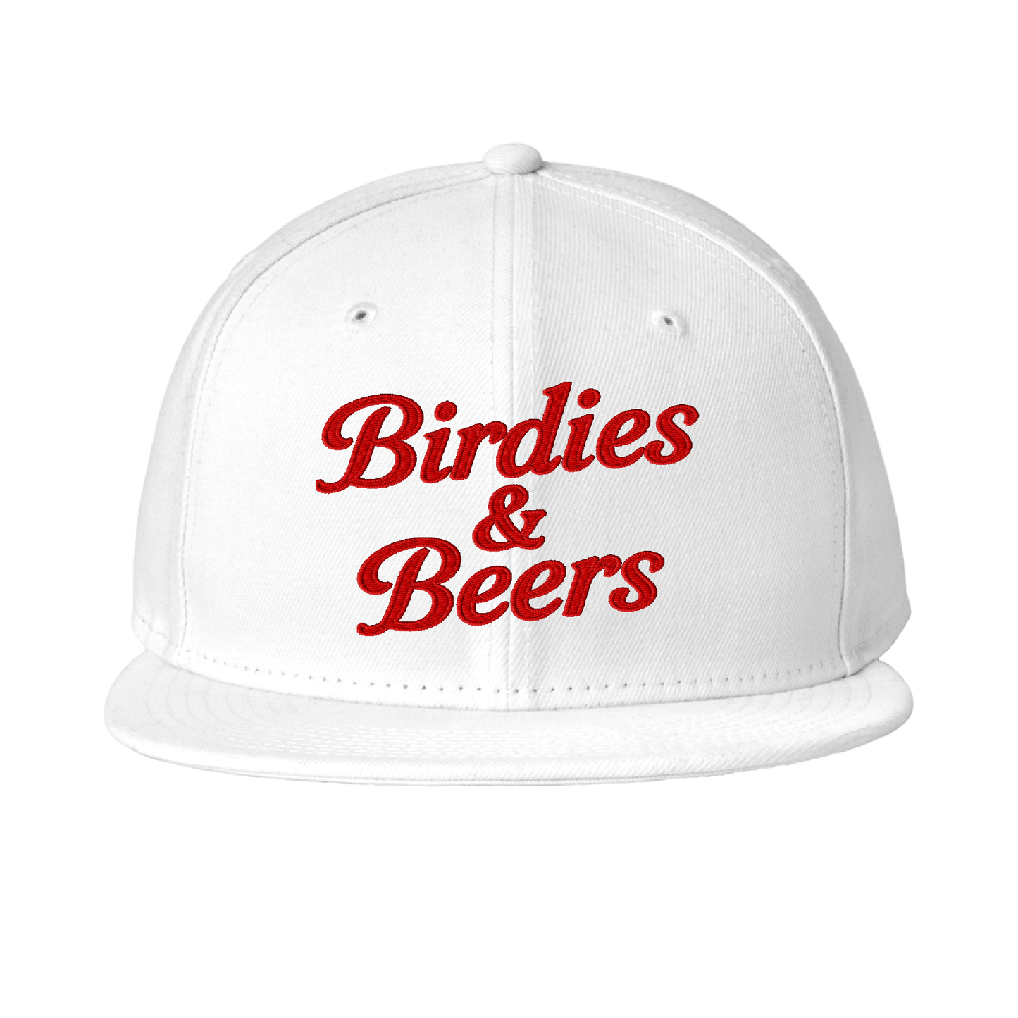 GolfCodez - Birdies & Beers - Flat Bill Snapback